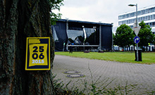 Bild: Vorbereitungen für das Campus Festival Bielefeld
