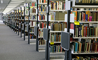 Bild: Die Universitätsbibliothek im Gebäude X