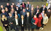 Die Wissenschaftlerinnen und Wissenschaftler des neuen SFB „Praktiken des Vergleichens“, Foto: Universität Bielefeld