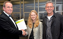 Bild: Preisvergabe in der Universität: Thomas Lüttenberg