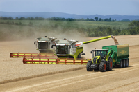 With the new system, harvesters automatically react to impediments in the field. Photo: CLAAS