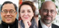 Professor Dr. David Damanik, Professorin Dr. Eva Illouz und Professor Dr. Volker F. Wendisch (v.l.)