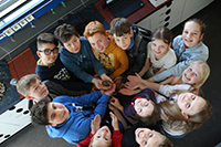 Die "Kolumbus-Kids" schicken einen Wetterballon in die Stratosphäre. Foto: Universität Bielefeld