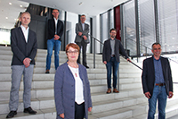 Bild: They have promoted the foundation of the new institute (front row from left to right): Prof. Dr Eyke Hüllermeier (Paderborn University)