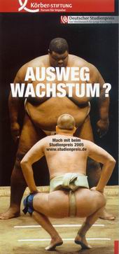 Bild: Buz 218/2004 - Studienpreis der Körber-Stiftung 2005 "Ausweg Wachstum?"