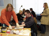 Bild: Buz 219/2005 - Typisierungsaktion in der Universität Bielefeld