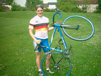 Bild: Yvonne Schröder holte sich den Titel Deutsche Hochschulmeisterin bei den 1. Deutschen Hochschulmeisterschaften Rennrad. 