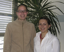 Sandra Wullenkord und Iliyana Popova (v.l.) siegten beim Bielefelder Lokalentscheid des 