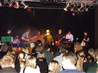 Die Jura-Band in Aktion. Gründer der Gruppe: Professor Dr. Wolfgang Schild (Mitte)