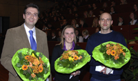 Bild: Auszeichnung für die besten Lehramtsabsolventen (v.l.): Axel Fröscher