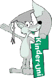 Logo-Fuchs der Kinder-Uni der Universität Bielefeld