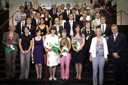 Bild: Absolventen der Fakultät für Rechtswissenschaft - 3. Juli 2009 