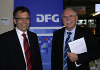 Rektor Professor Dr. Gerhard Sagerer und DFG-Präsident Professor Dr.-Ing. Matthias Kleiner