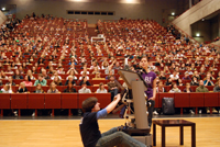 Waren 
beim RoboCup in Singapur: Mitglieder des Teams ToBi und Biron