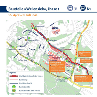 Umleitung Bus-Linie 31