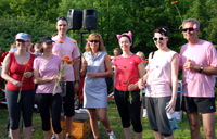 Das kreativste Laufteam:  die "Pink-Panthers"