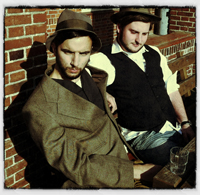 Bild: Im Film "NOIR" spielen Eric Frantzen (links) und Matti Gerd "the old school Detective and Rupert