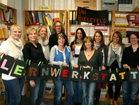 Bild: Die Mitarbeiterinnen der Lernwerkstatt (v. l.): Stefanie Nagel