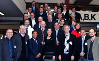 Bild: Die Canadischen Gäste machten sich ein Bild von der exzellenten Forschung an der Universität Bielefeld.