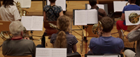 Die Mitglieder der UniBigband  präsentieren Jazz von Gil Evans. Foto: Elena Berz