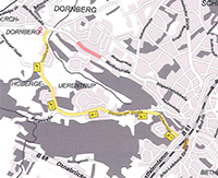 Die großräumige Umleitung lenkt die Verkehrsteilnehmer durch das Twellbach- und Johannistal bis zum Ostwestfalendamm.