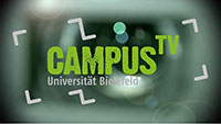Bild: Die 96. Folge von Campus TV wird moderiert von Sarah El Safty. Foto: Universität Bielefeld