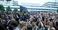 Bild: Im vergangenen Jahr war das Campus Festival restlos ausverkauft. Foto: Universität Bielefeld