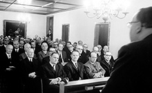 Bild: Die Gründungsversammlung der Universitätsgesellschaft fand am 29. Januar 1966 statt.