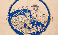 Bild: Weltkarte aus dem 12. Jahrhundert