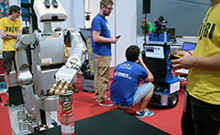 Bild: Das CITEC-Team beim RoboCup 2016 