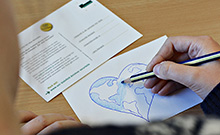 Bild: Postkarte Uni ohne Vorurteile