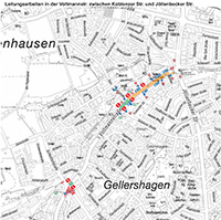 Bild: Aufgrund von Leitungsarbeiten wird die Voltmannstraße streckenweise zur Einbahnstraße. Foto: Stadt Bielefeld
