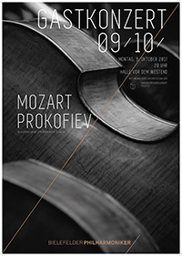 Bild: Konzert-Plakat des Philharmonischen Orchesters. 
