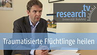 Bild: Wie lassen sich traumatisierte Flüchtlinge  heilen? Über das Thema spricht der Psychologe Prof. Dr. Frank Neuner im neuen „research_tv“-Beitrag. Foto: Universität Bielefeld