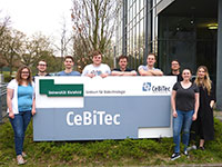 Bild: Das iGEM-Team Bielefeld-CeBiTec 2018 (v.l.): Erika Schneider