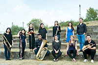 Bild: Zum 10. Todestag von Mauricio Kagel spielt das Ensemble Earquake aus Detmold. Foto: Hochschule für Musik Detmold