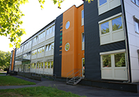 Bild: Das Q-Gebäude auf dem Campus Süd. 