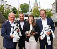 Bild: Stellten das Programm des Uni.Stadt.Fest vo (v.l.): Oberbürgermeister Pit Clausen