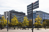 Bild: Vom Campus Nord bis Süd sind die Gebäude des Campus nun einfacher und schneller zu finden.