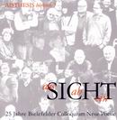 Bild: BUZ 213/2003
Aisthesis Hörbuch Cover
25 Jahre Bielefelder Colloquium Neue Poesie