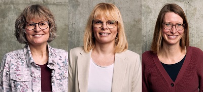 Das Team hinter uni.intern (v. l.): Norma Langohr, Ann-Christin Kühn und Alena Voelzkow