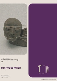 Bild: Die Ausstellung „(un)wesentlich“ des Projekts „Talking Walls“ der beiden Studentinnen Juliana Aslan und Nele Topor vom Fachbereich Gestaltung der FH Bielefeld macht den Auftakt im neuen Kultur-Container auf der Campuswiese. 