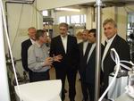 Bild: Iran-Delegation.  Das Foto zeigt von links: Burckhard Kaddatz
