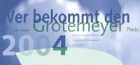 Bild: Grotemeyer-Preis 2004