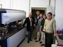 Bild: Buz 215/2003: Bielefelder Bioinformatiker und Genomforscher. Das Foto zeigt von links die Professoren Alfred Pühler