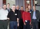 Bild: Buz 215/2003: Symposium "Problems and Strategies of Applied Science" des Instituts für Wissenschafts- und Technikforschung der Universität Bielefeld (IWT). Das Foto zeigt die Referenten und Veranstalter (v.l.) Robert G. Best