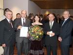 Bild: Das Foto zeigt (von links): Oberbürgermeister Eberhard David