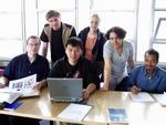 Bild: Buz 217/2004 - Treffen der Bundesvereinigung der ausländischen Studierenden. Das Foto zeigt (v.l.): Johannes Glembek