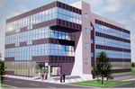 Bild: Buz 217/2004 - Modell des neuen Laborgebäudes für Genomforschung und Bioinformatik der Universität Bielefeld