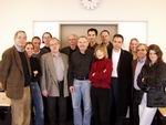 Bild: Buz 217/2004 - Die "Open Workgroup on Group-Focused Enmity in Europe" (von links): Roel Meertens